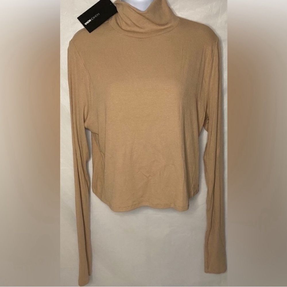 Beige Fashion Nova Turtleneck Size 3X